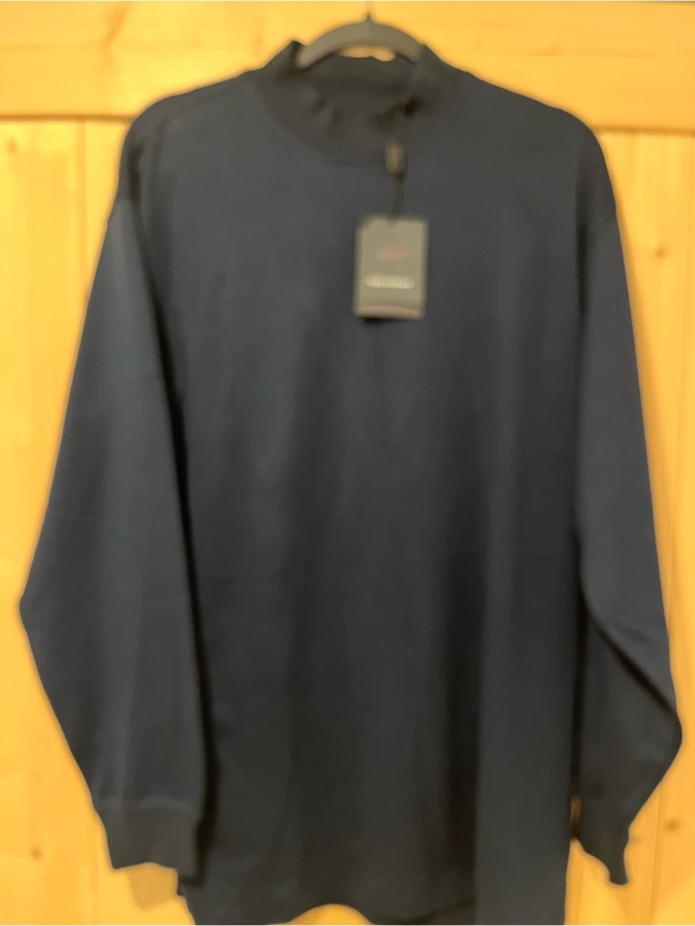 Greg Norman Collection Navy Mock Neck Sweater 🦈 ⛳️